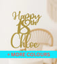 Happy 18th Cake Topper, 18th Cake Topper, Custom Cake Topper, 18th Cake Decor