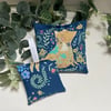 Lavender Sleep Pillow & Matching Lavender Sachet - Fox