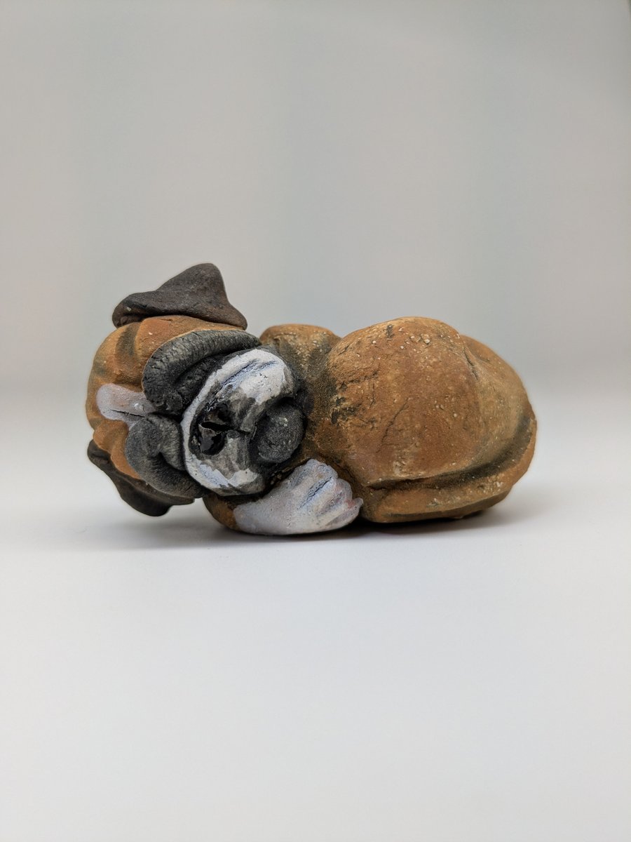 Mini Curled Boxer - red