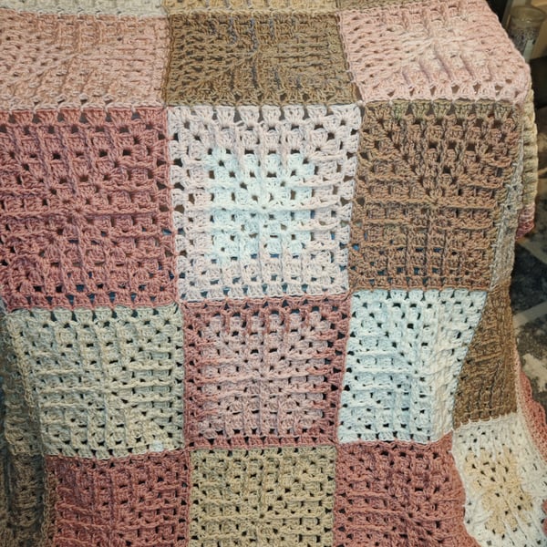 Handmade crochet Baby girl blanket