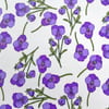 Liberty Fabric 10" Square : ROS Purple 