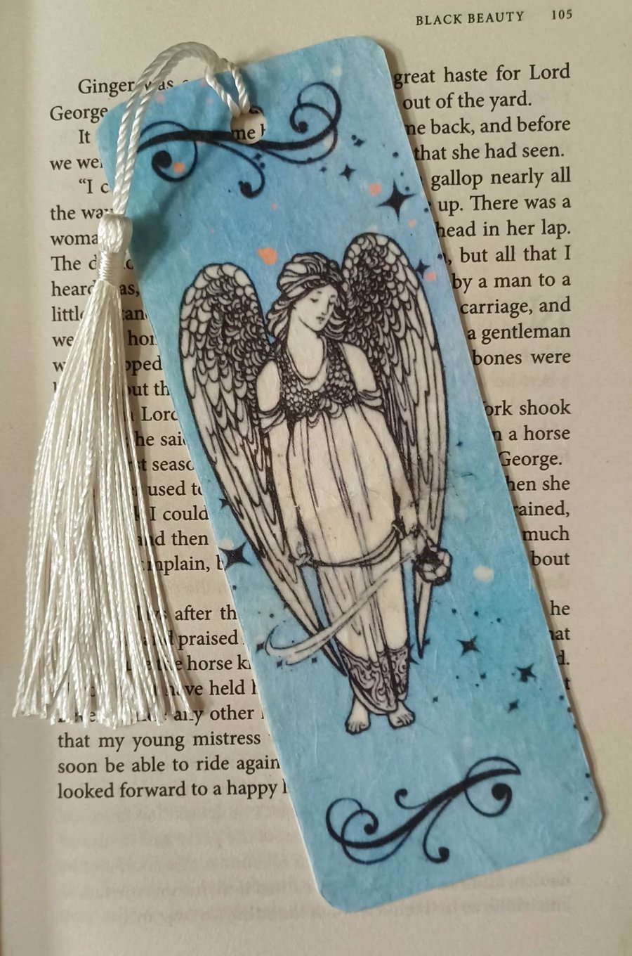 Handmade Angel Bookmark