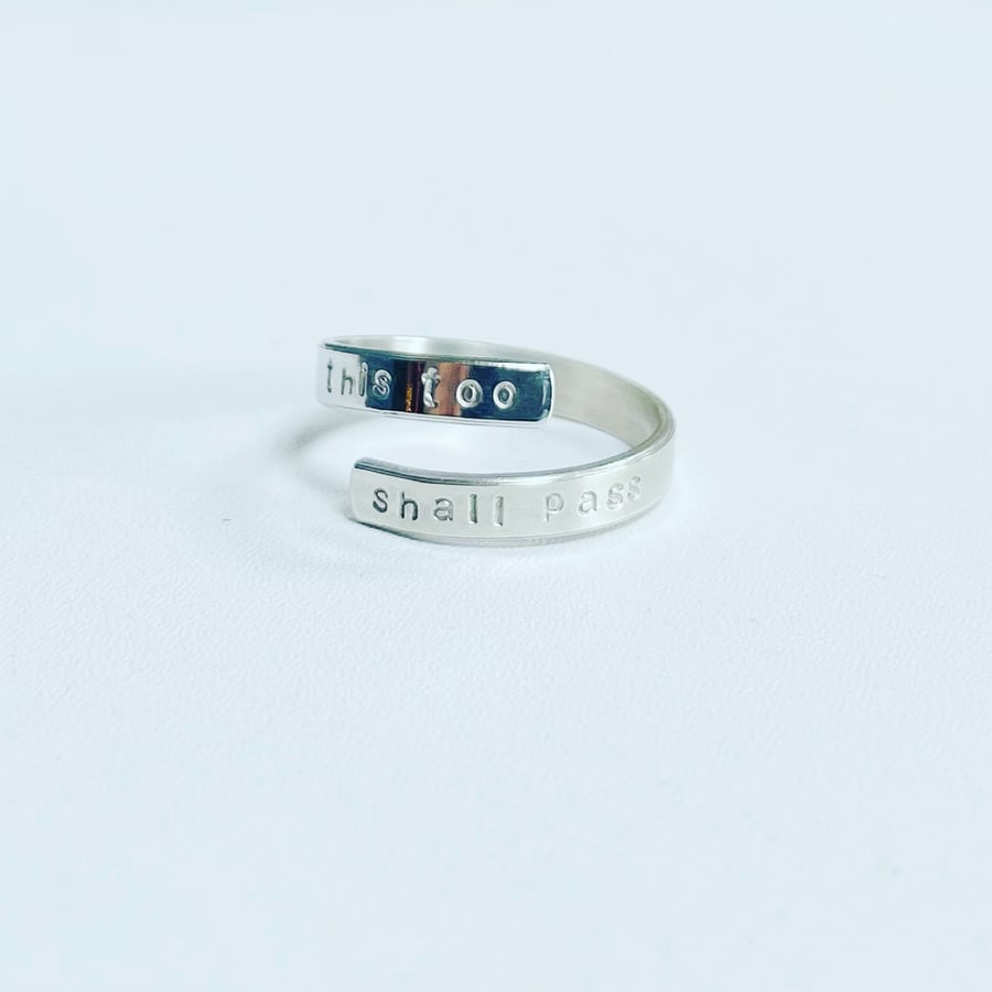 Stamped wrap ring