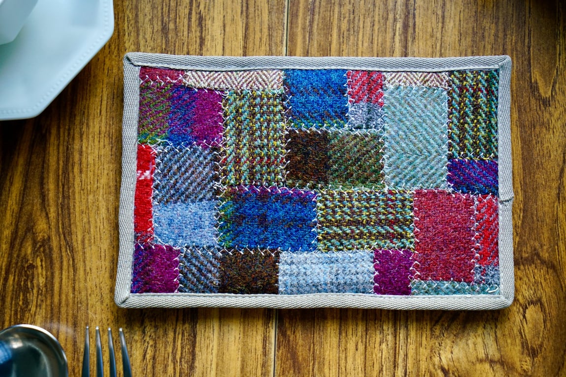 Harris Tweed Patchwork Pot Mat Sewing Kit