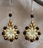 Turquoise and Green Beaded Drop Earrings - Image 6