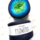 1 cake x 250g YarnArt Flowers Yarn Cake - Colour 300 : Cotton Blend