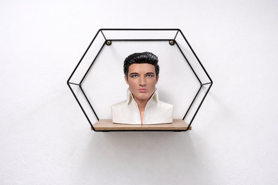 Popstar Inspired Bust Sculpture – Handmade Custom 3D Printed Display Figure