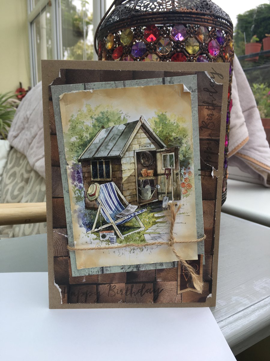 The Garden Shed Birthday Card