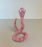 Needlefelted Worm Art Doll Confused