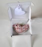 'A little bird told me'wool felt and crochet bird letterbox gift.