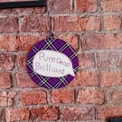 Pure Dead Brilliant Tartan Wall Hangings - The Perfect Pop of Colour!