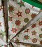 Christmas Bunting Stars and Baubles 4.4 metres excluding ties 22 flags - Image 4
