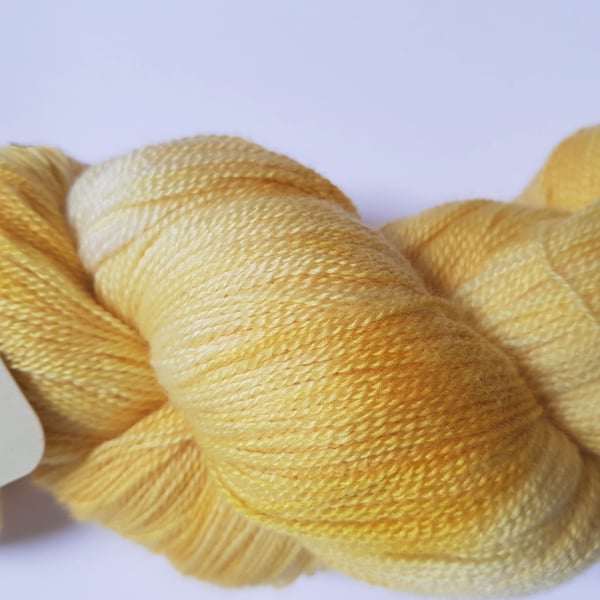 800m Merino and Silk Naturally Dyed with Coreopsis