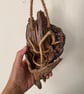 Wall Mounted Wood Vase for Dried Flowers, Handmade Rustic Wall Decor - Image 5