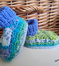 Baby Boy's Hand Knitted Booties 3-6 months size  - Image 7