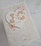 Personalised wedding card with initials - Image 5