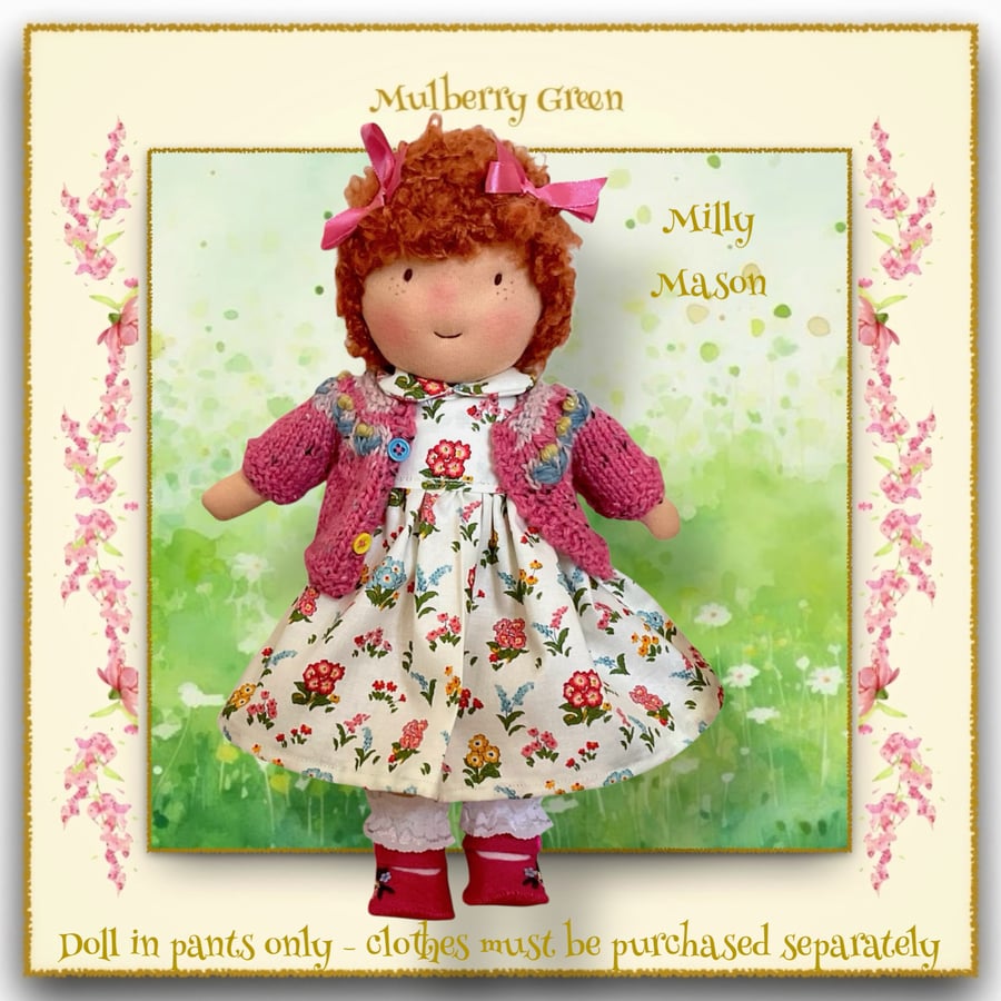 Doll - Milly Mason -  a handcrafted doll