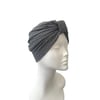 Grey Women's Turban Hat for Hair Loss, Turban Head Wrap, Cancer Hat