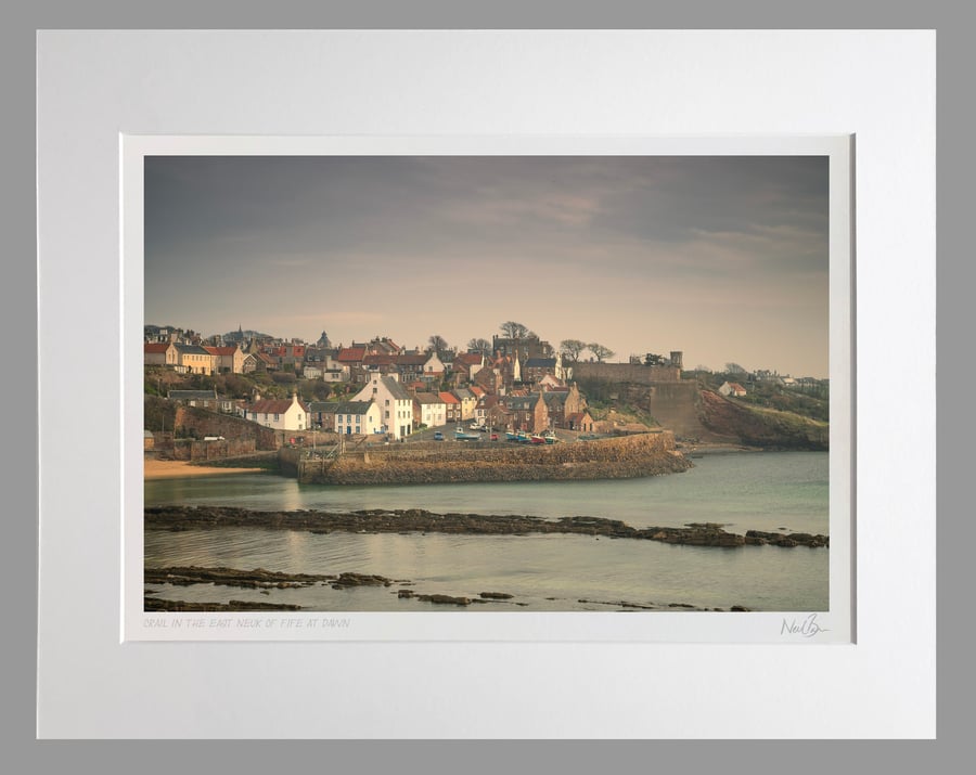 Crail in East Neuk of Fife Scotland - A3 (50x40cm) Unframed Print