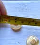10 lemon and gold cardigan buttons  - Image 4