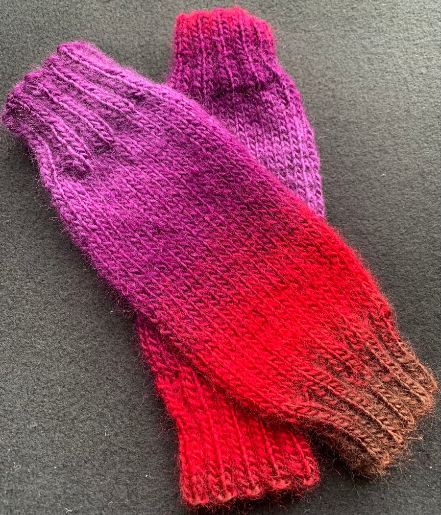 Hand Crocheted Fingerless Wrist Warmers