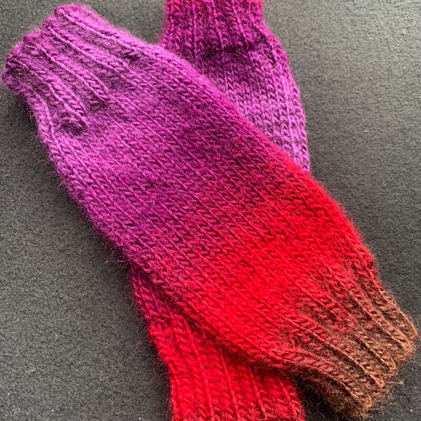 Hand Crocheted Fingerless Wrist Warmers