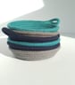 Navy Blue Coiled Rope Trinket Dish - Image 6