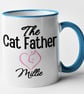 Personalised The CAT FATHER Mug - Fun Gift Present For cat owner - Image 2