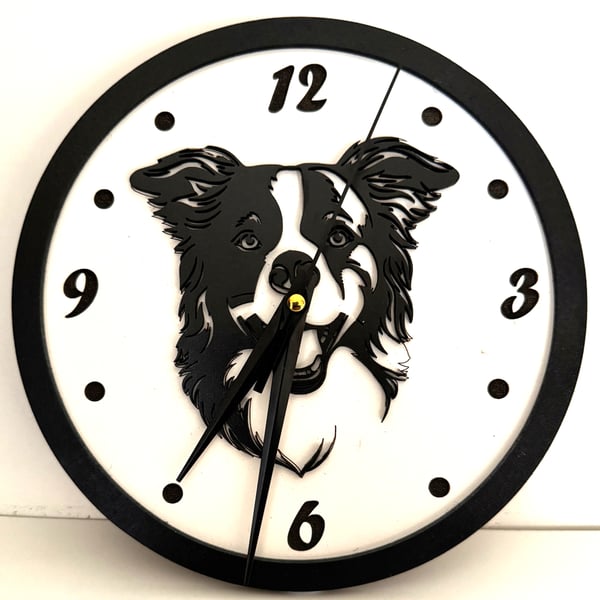 Dog silhouette Clock