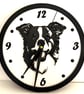 Dog silhouette Clock