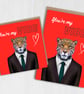 Jaguar anniversary, Valentine’s Day card: You’re my vibe