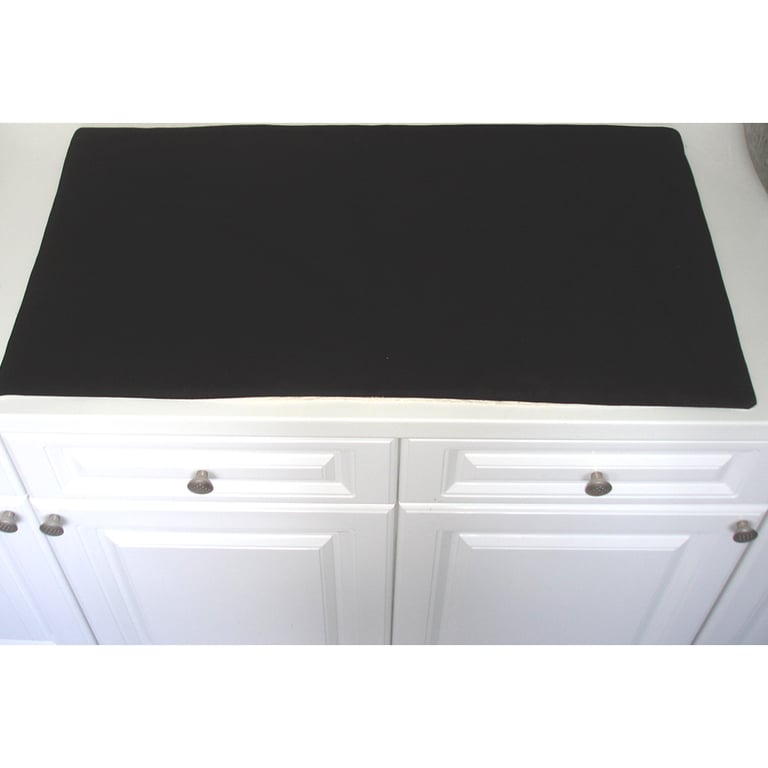 Induction Hob Mat Pad Cover Black Electric Kitchen Oven Cooker Surface Saver 33"
