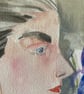 Iris original watercolour painting - Image 6