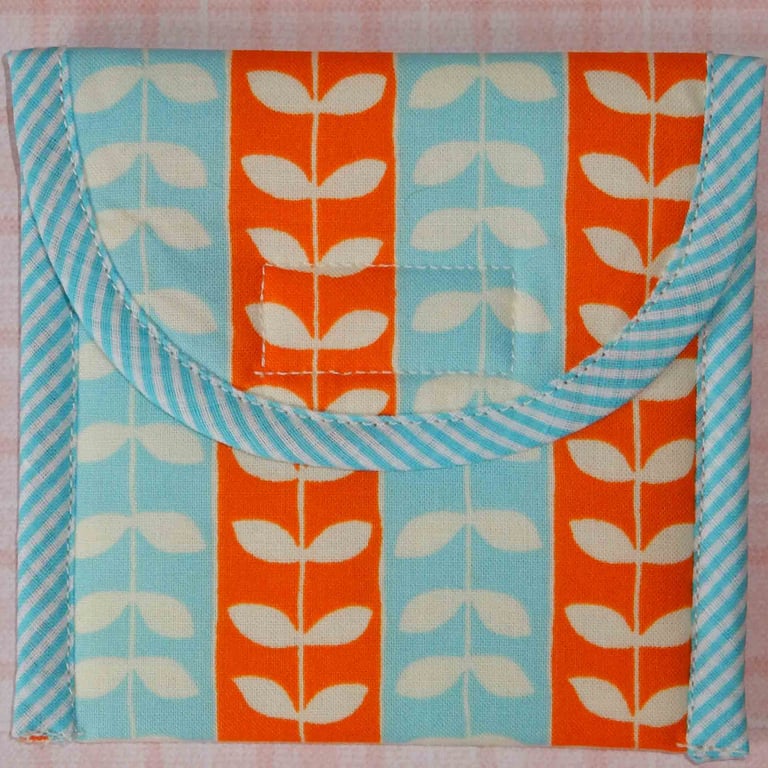 Tea bag wallet - Leaf print