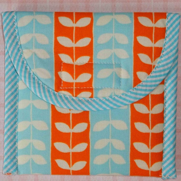 Tea bag wallet - Leaf print