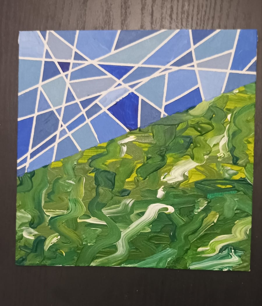 Storm's Coming abstract painting