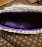 Handmade Purple haze bubble Crochet bag useful for toiletries or make-up - Image 2