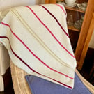 Crochet Afghan blanket made from pure cotton yarn 