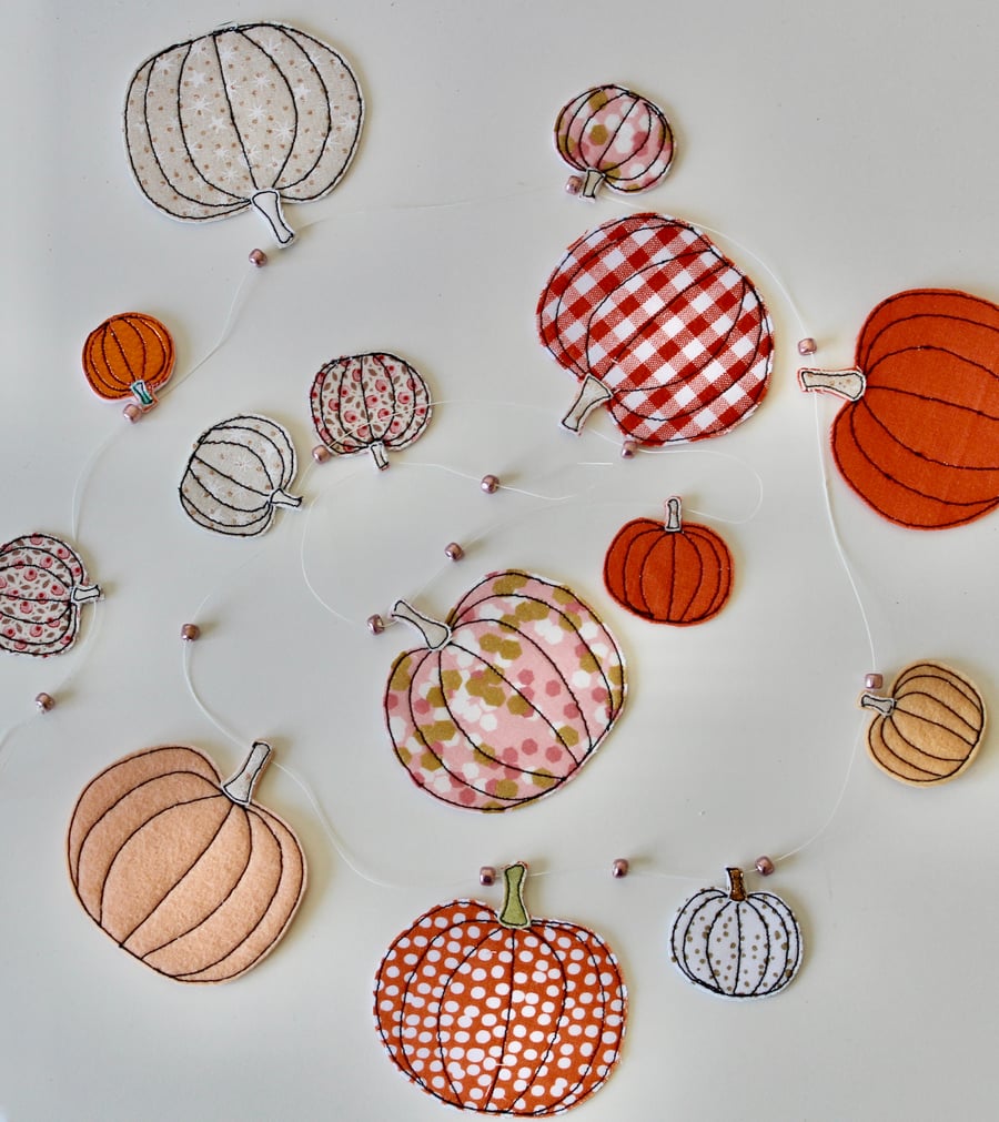 Pumpkin Garland - Hanging Decoration