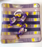 Swirled Purple Square Strip Cut Dish - Image 6