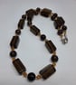 Smokey Quartz & Austrian Crystal Necklace - Image 4