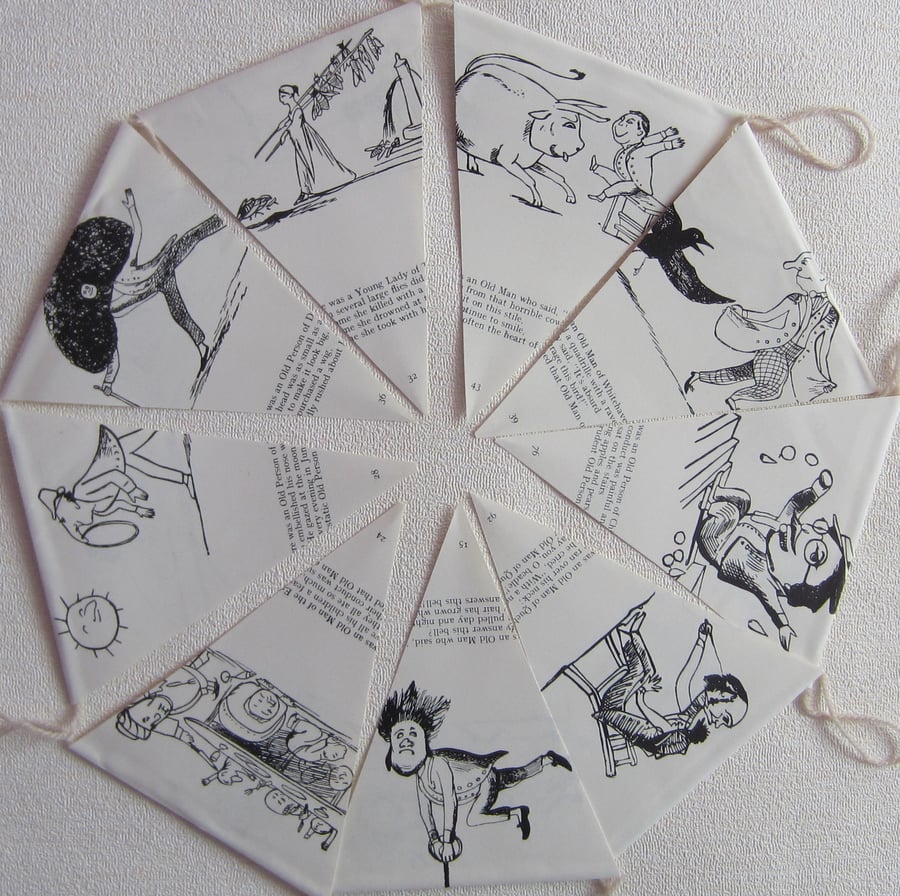 Paper Edward Lear Bunting