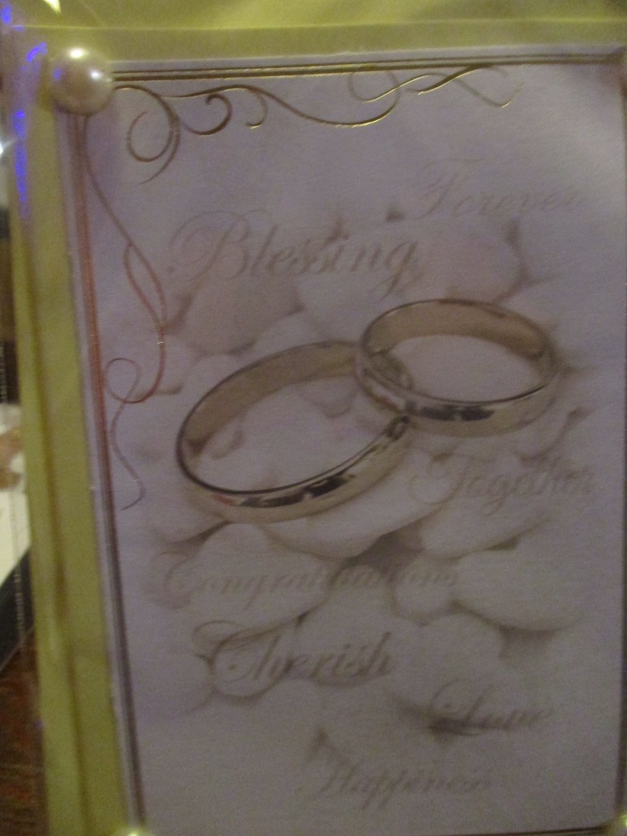 Wedding Rings Card Folksy