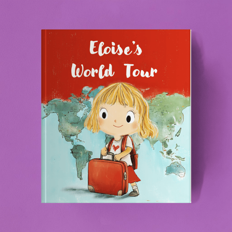 Personalised World Adventure Book for Children - Birthday Gift for Kids and Baby