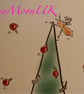 Dog Meets Naughty Cats in the Tree Christmas Card  - Image 7