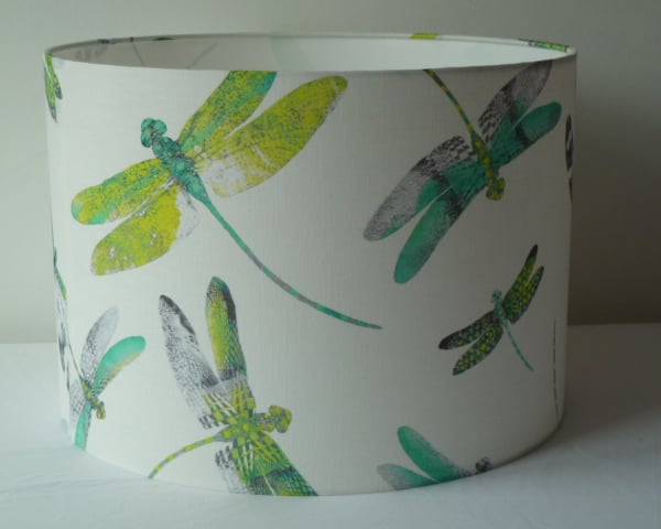 Dragonfly Dance Osborne & Little fabric lampshade