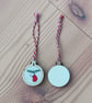 Mini Embroidery Hoop with Christmas Stocking - Image 5