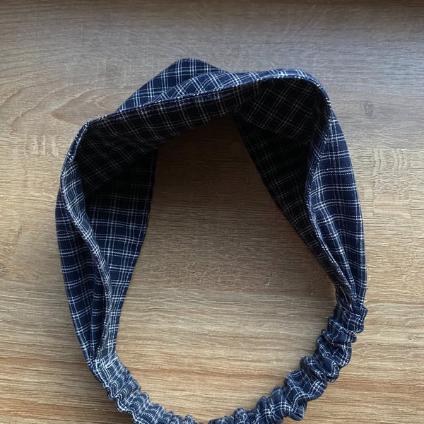 wide cotton headband