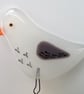 Fused Glass Seagull Ornament: Beach Coastal Decor - Image 8