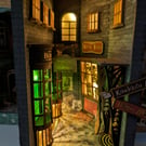 Knockturn Alley H Potter themed Booknook kit.